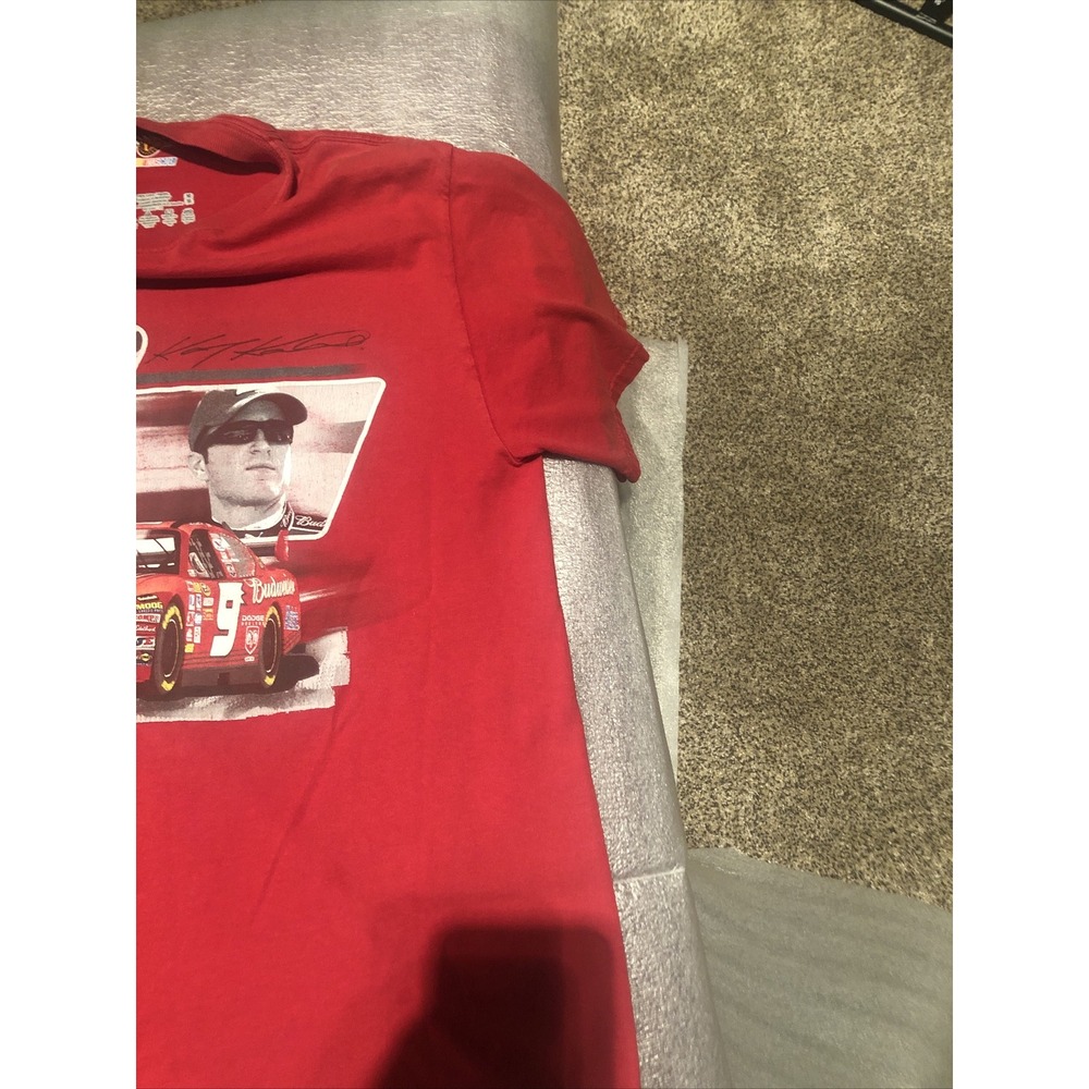Kasey Khane Red Nascar‎ Tshirt Size Medium Short Sleeve Charger - Picture 5 of 7